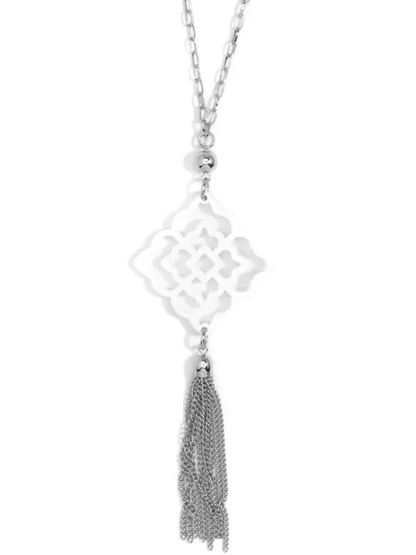 Rose Tassel Necklace | ZENZII Sale