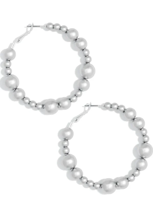 Serena Metallic Hoop Earring | ZENZII Online