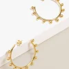 Showtime Studded Hoop Earring | ZENZII New