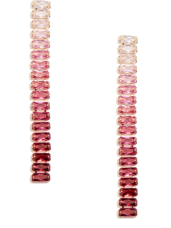 Siena Crystal Drop Earring | ZENZII Outlet