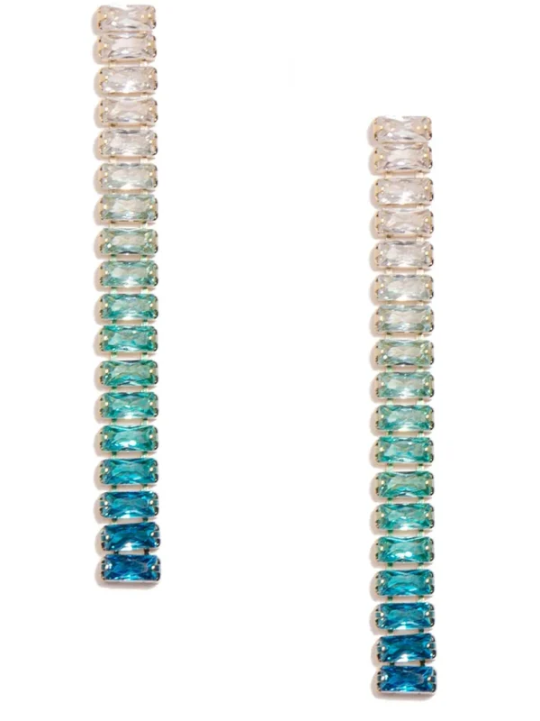 Siena Crystal Drop Earring | ZENZII Outlet