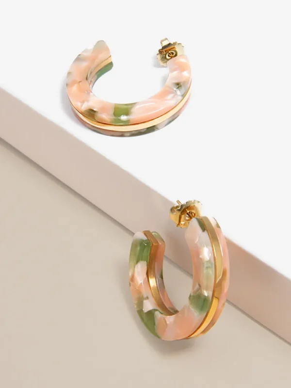 Sleek Torti Hoop Earring | ZENZII Sale
