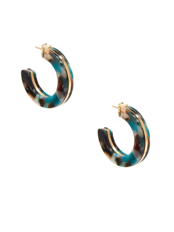 Sleek Torti Hoop Earring | ZENZII Sale