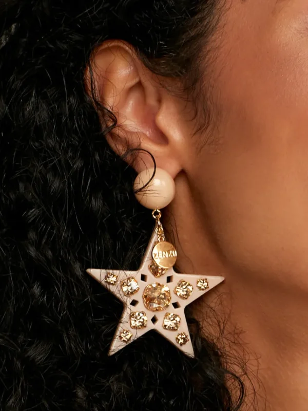 Stellar Statement Crystal Drop Earring | ZENZII Discount