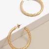 Swirled Statement Hoop Earring | ZENZII Best