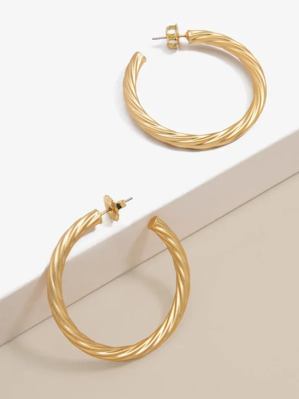 Swirled Statement Hoop Earring | ZENZII Best