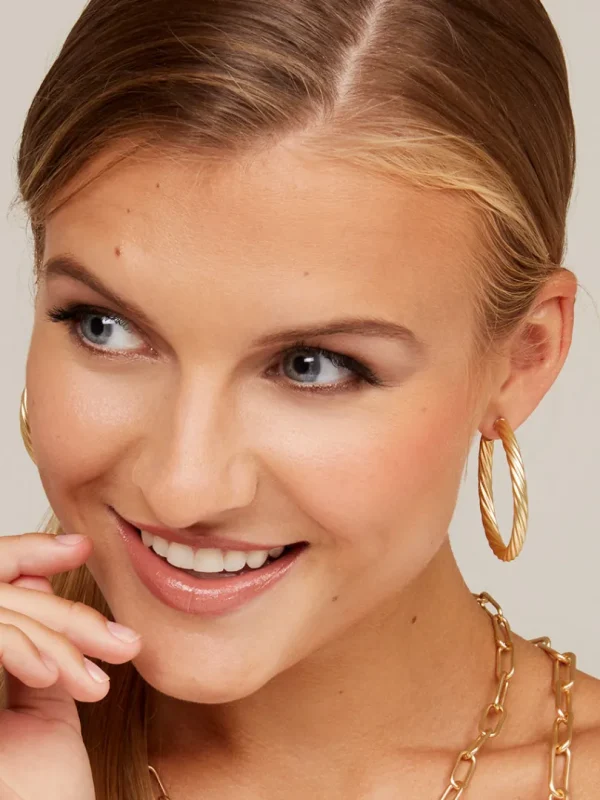 Swirled Statement Hoop Earring | ZENZII Best