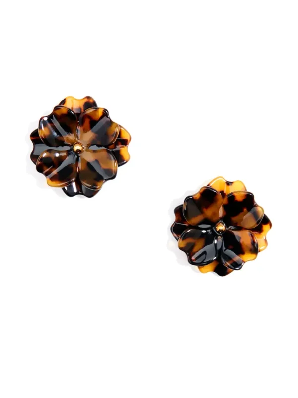 Tortoise Peony Earring | ZENZII New