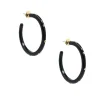 Tortoise Studded Hoop Earring | ZENZII Best