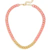 Touch Of Color Chain Collar Necklace | ZENZII Sale