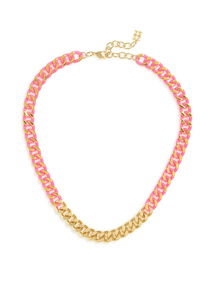 Touch Of Color Chain Collar Necklace | ZENZII Sale