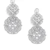 Two Fold Resin Emblem Drop Earring | ZENZII Fashion