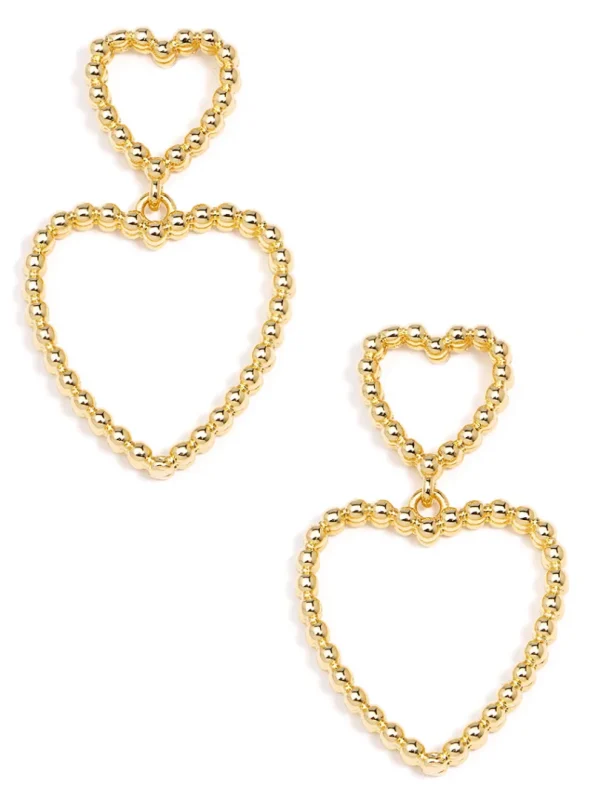 Valentina Heart Drop Earring | ZENZII Fashion