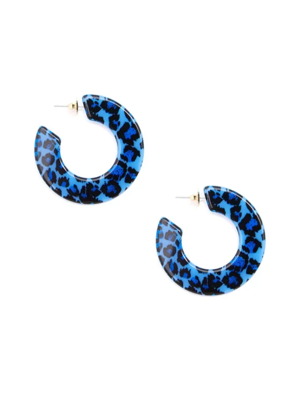 Wildlife Flat Hoop Earring | ZENZII Online