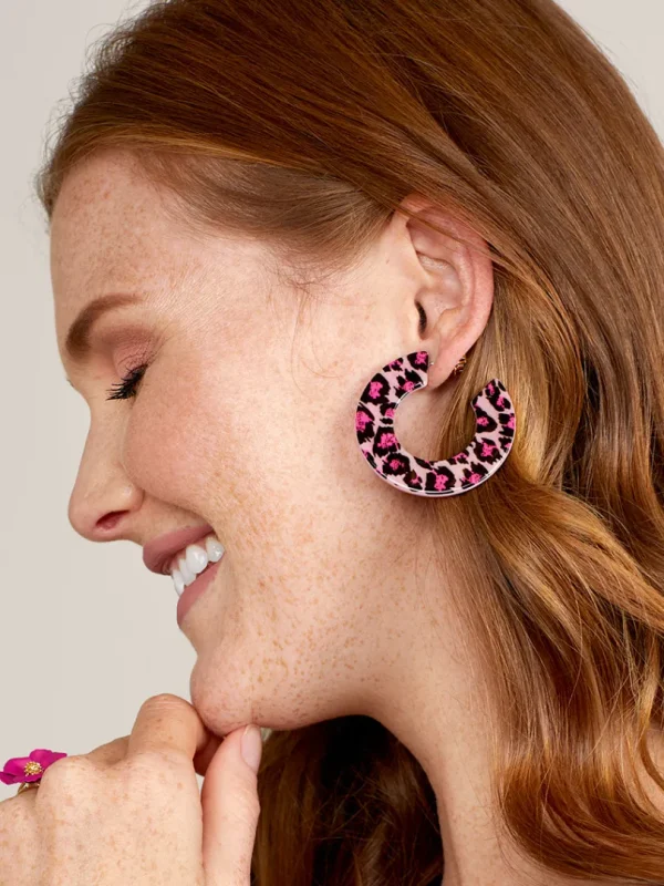 Wildlife Flat Hoop Earring | ZENZII Online